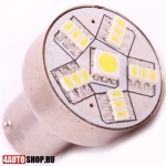   Светодиодная автолампа P21W 15 LED SMD1210 + 1 LED SMD5050 (2шт.)